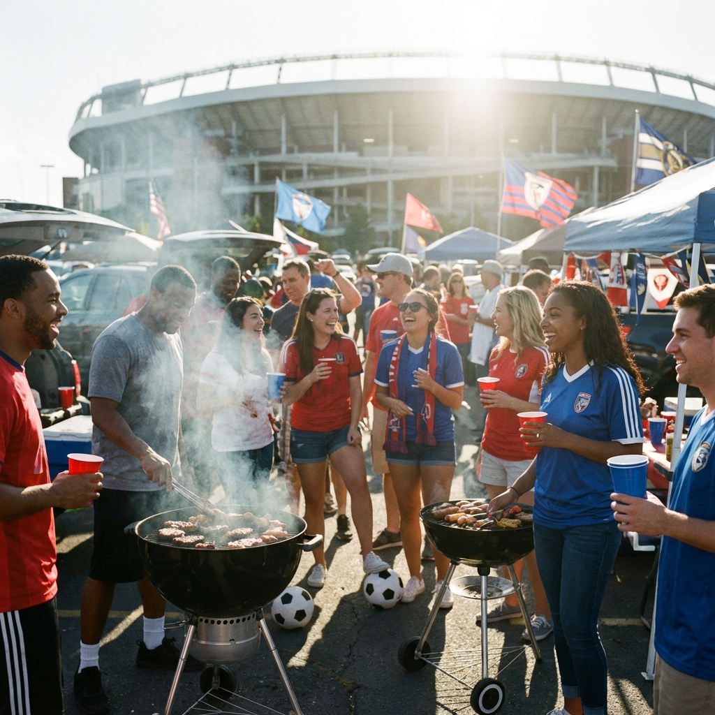 Ambiente de fútbol real